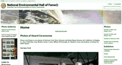 Desktop Screenshot of environmentalhalloffame.net